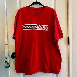 Vans Off the Wall Red Logo t-shirt XL